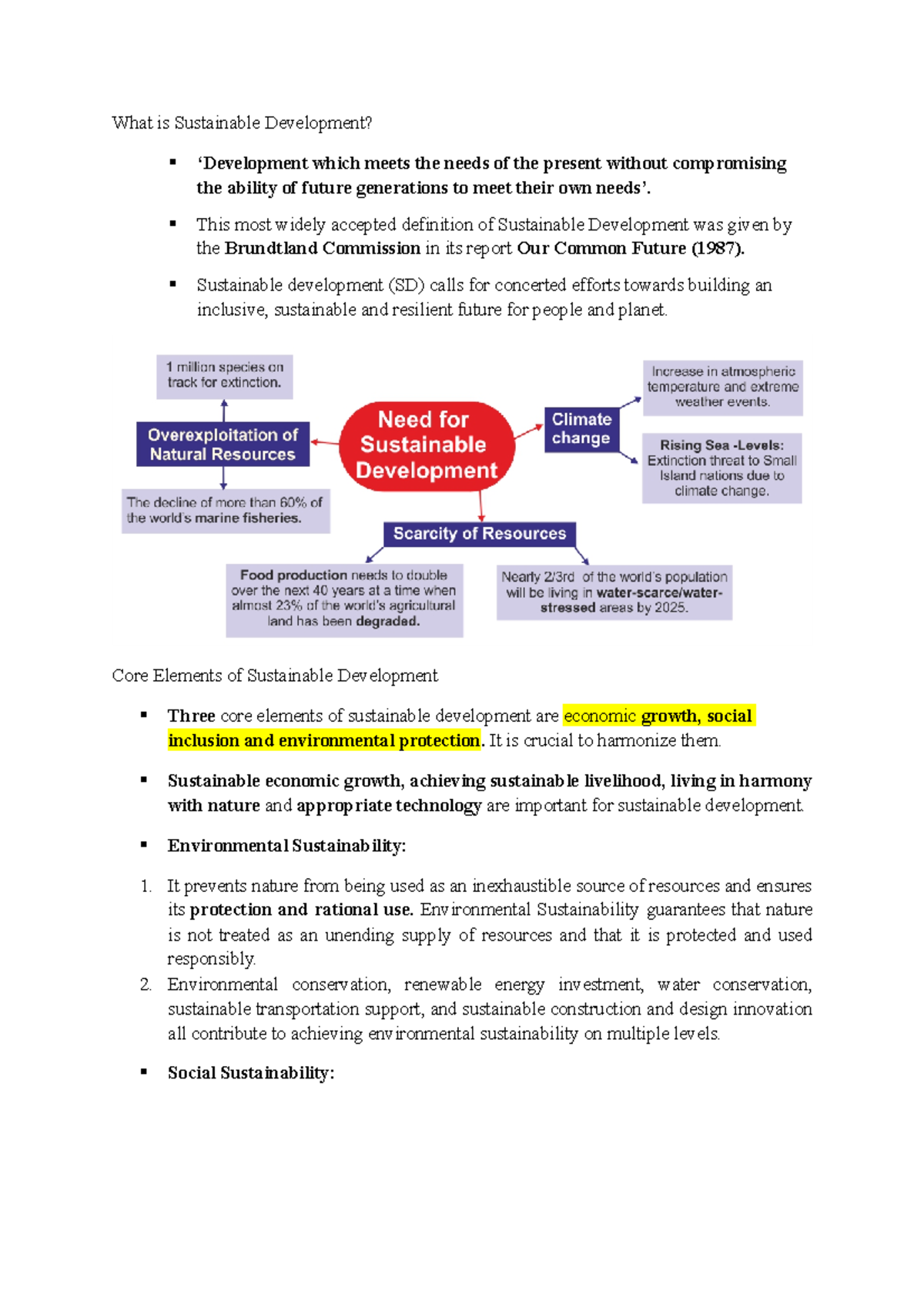 Unit 5- Sustainable Development - What is Sustainable Development ...