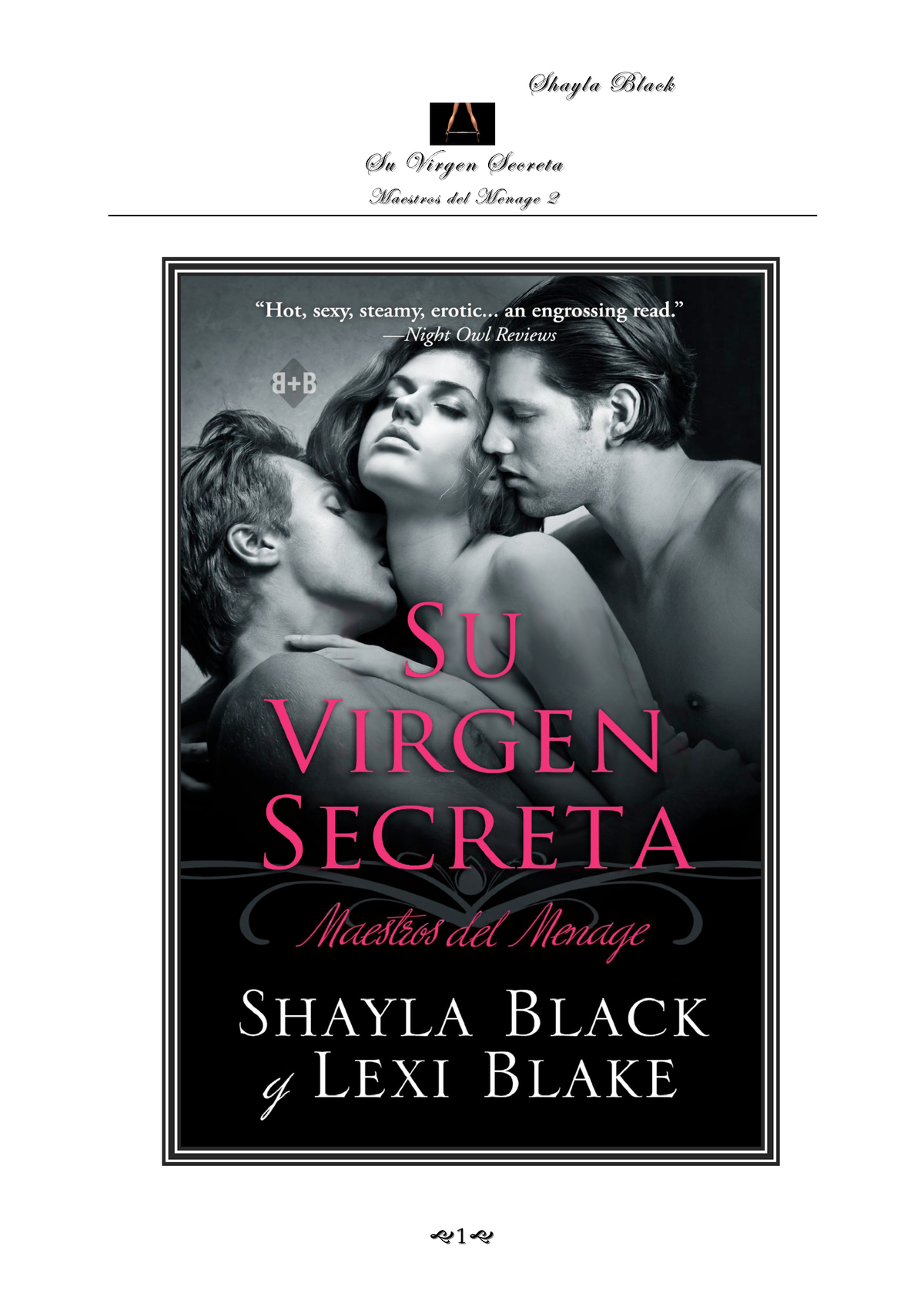 Masters Of Menage 2 Their Virgins Secret Shayla Black Su Virgen Secreta Su Virgen Secreta 3682