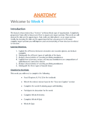 (Week 3) - Assignment SCI220-08 Human Anatomy with Lab 2023-2 - 5/21/23 ...