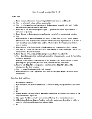 [Solved] V ou F Les termes demande et ventes sont synonymes V ou F Si ...