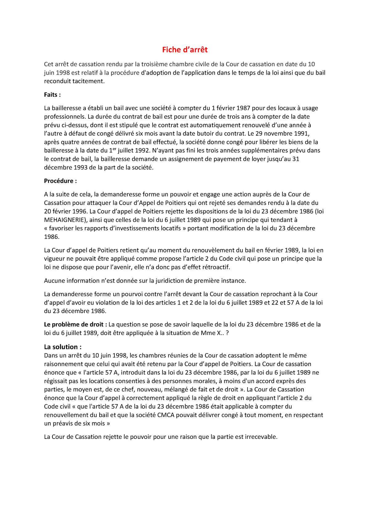 l'application de la loi dans le temps dissertation pdf