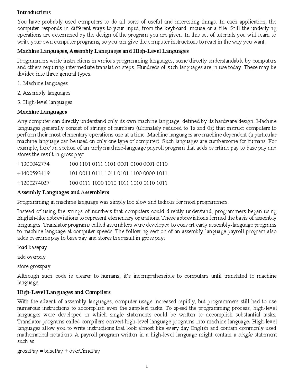 Lecture NOTE on Python - Introductions You have probably used computers ... image.