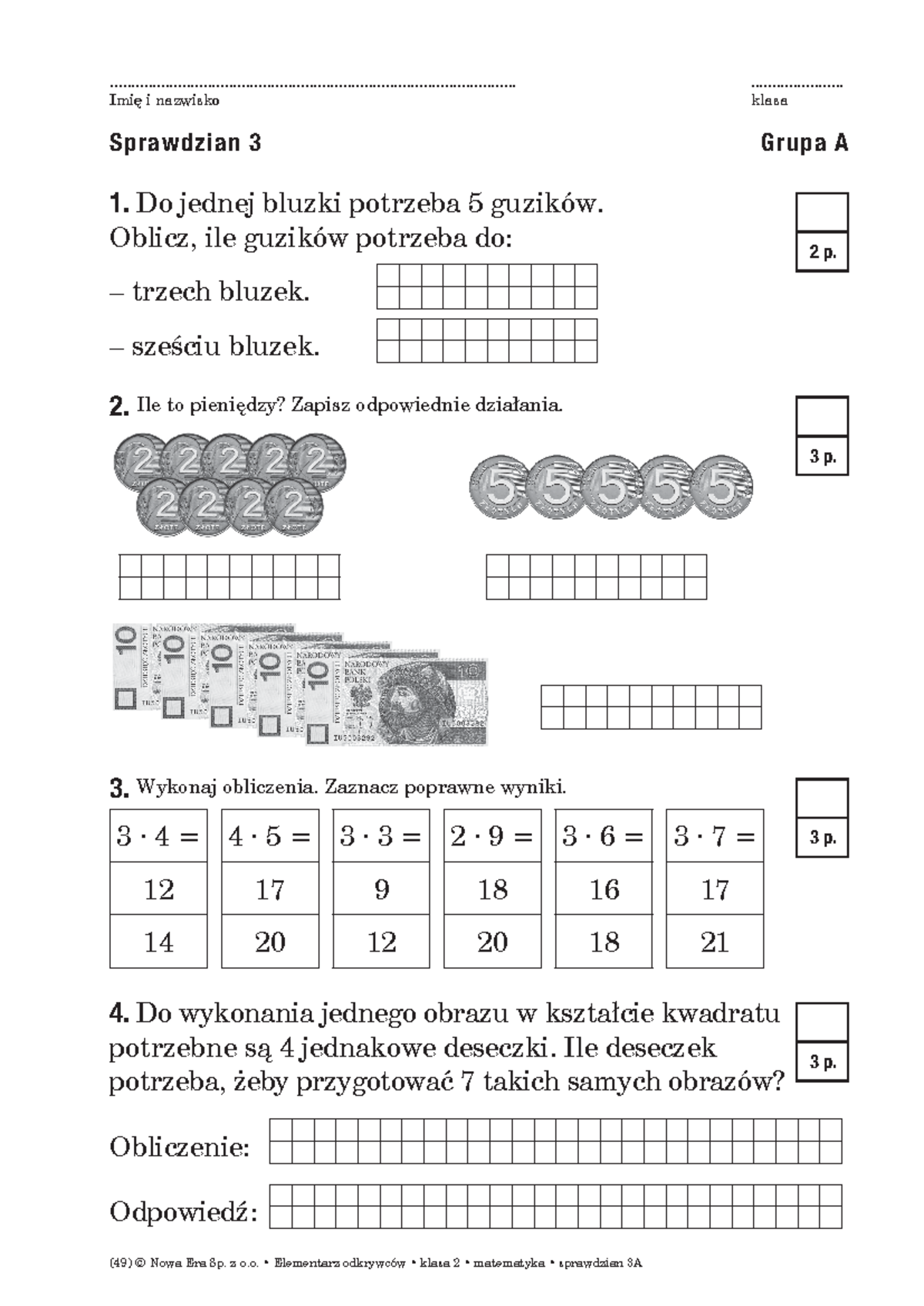 Sprawdzian-3-matematyka - - Studocu