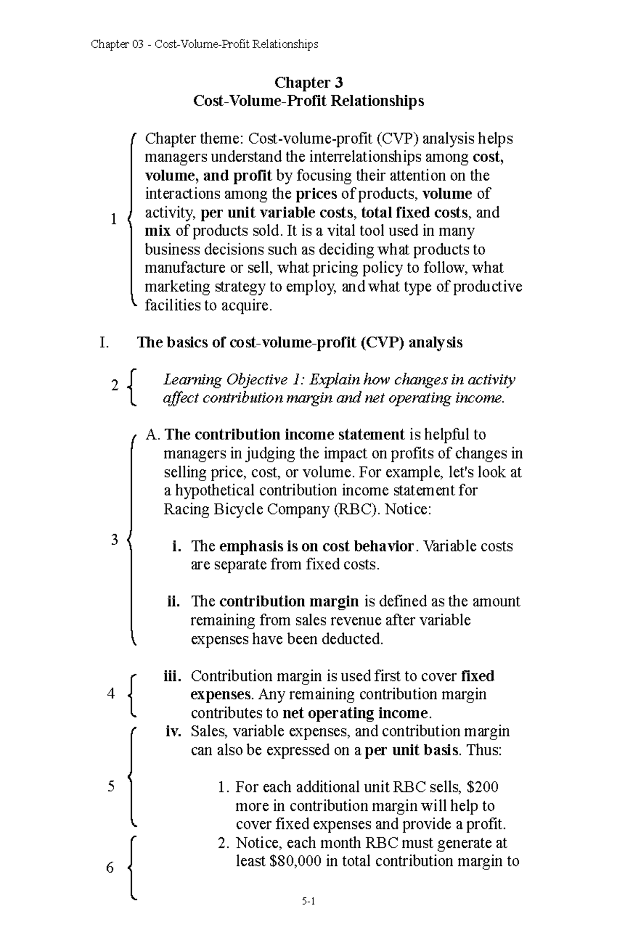 Cost Volume Profit Analysis Module for lecture - Management Accounting ...
