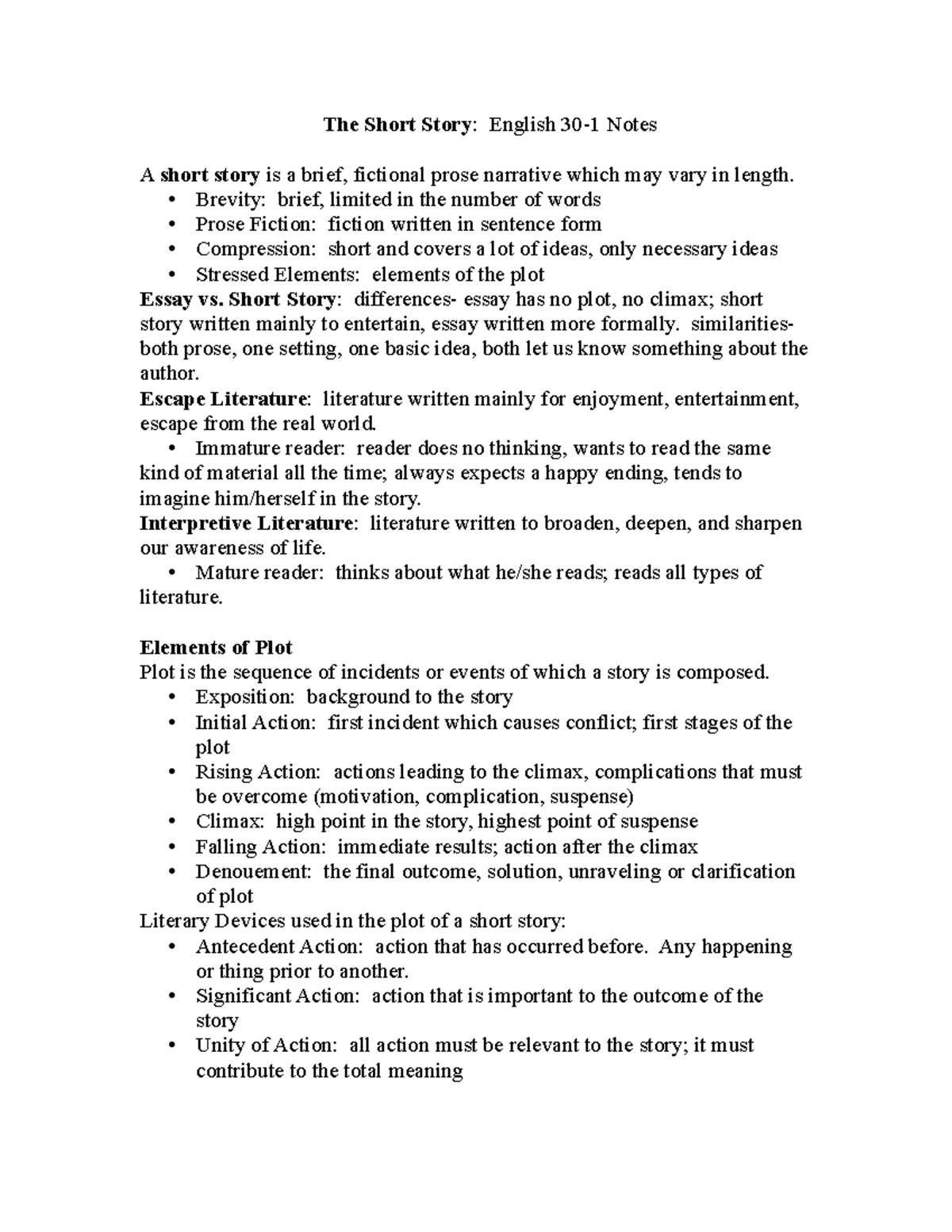 short-story-ela-30-1-notes-copy-the-short-story-english-30-1-notes-a