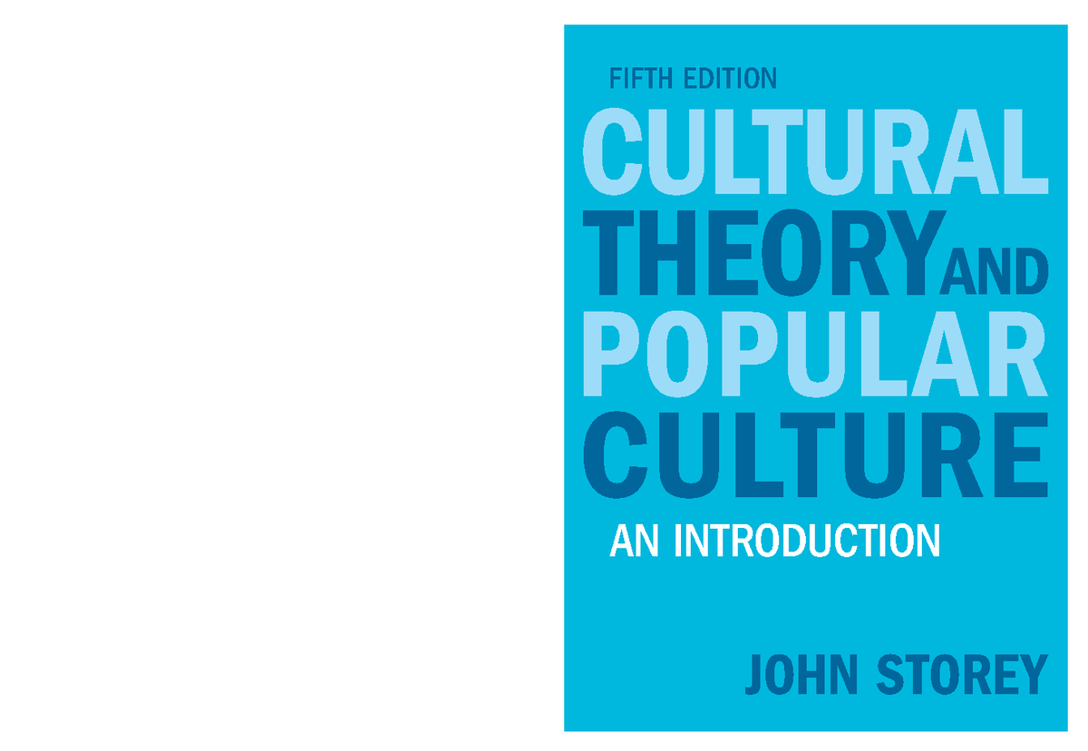 (1)john Storey Cultural Theory And Popular Culturebookzz-org ...