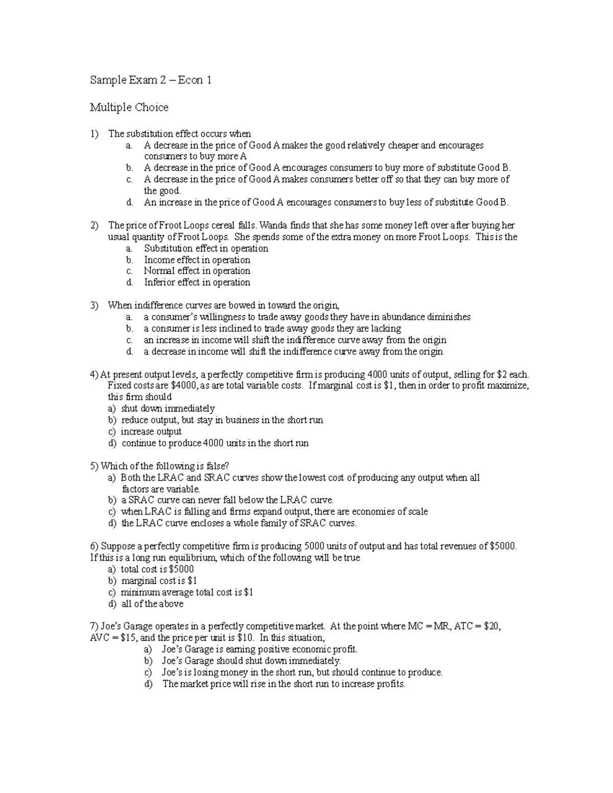 ec1sample-exam-2-sample-exam-sample-exam-2-econ-1-multiple-choice-the-substitution-effect