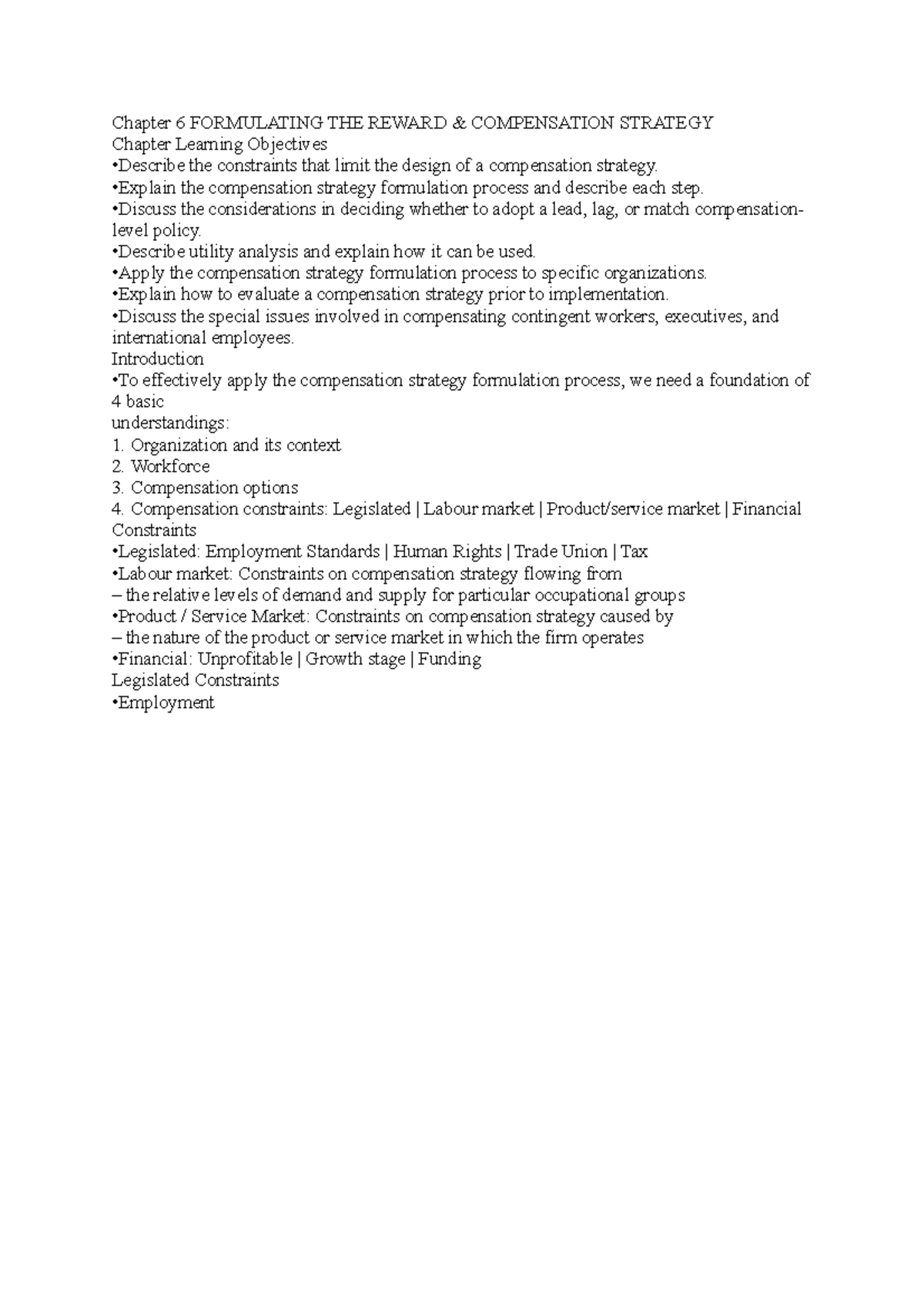 Chapter 6 Formulating THE Reward - Chapter 6 FORMULATING THE REWARD ...