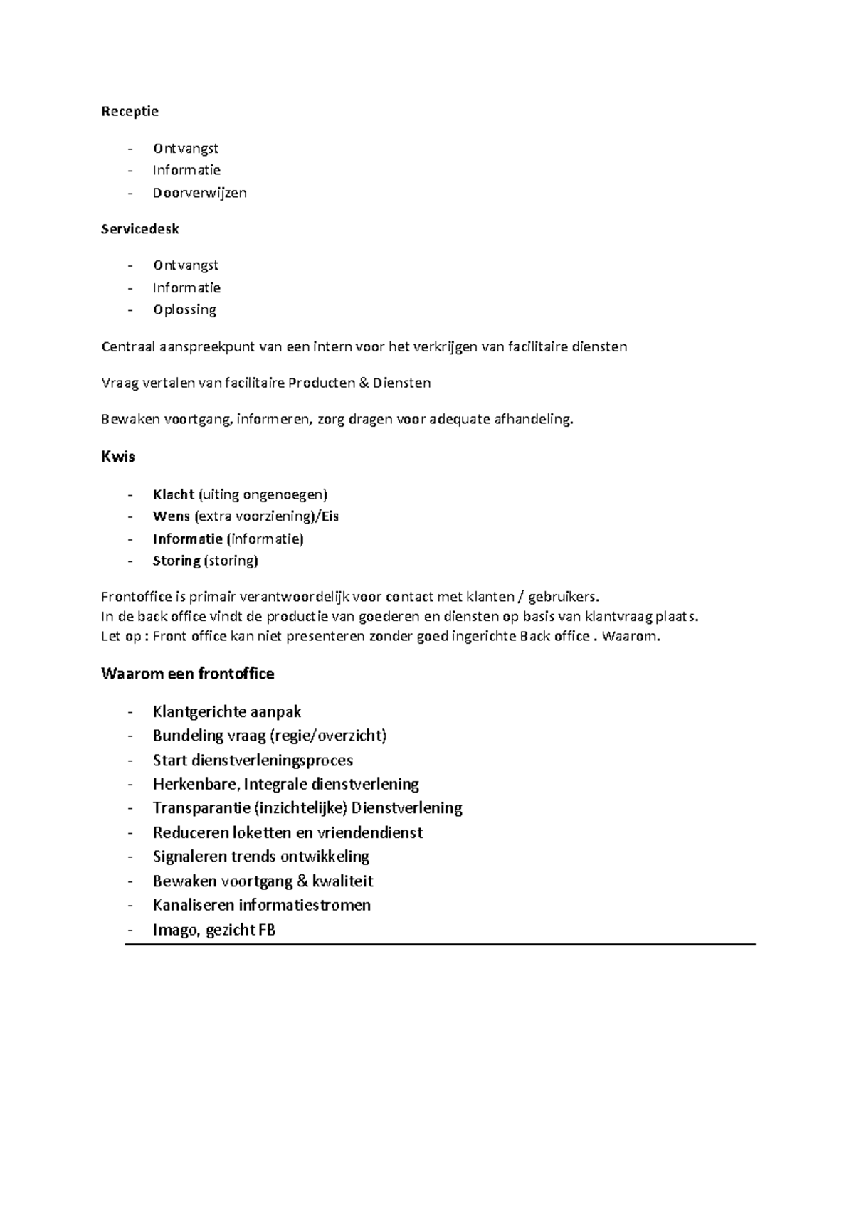 Receptie - Receptie Ontvangst Informatie Doorverwijzen Servicedesk ...