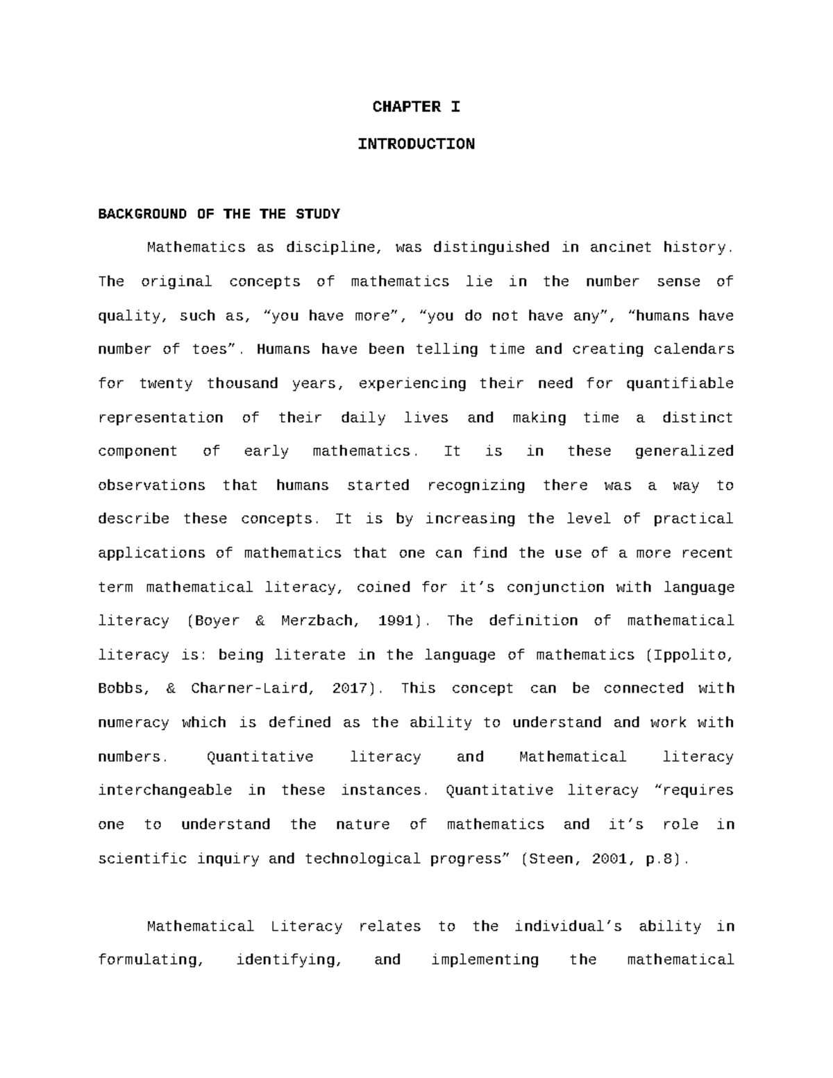Research paper - Google Drive - CHAPTER I INTRODUCTION BACKGROUND OF ...
