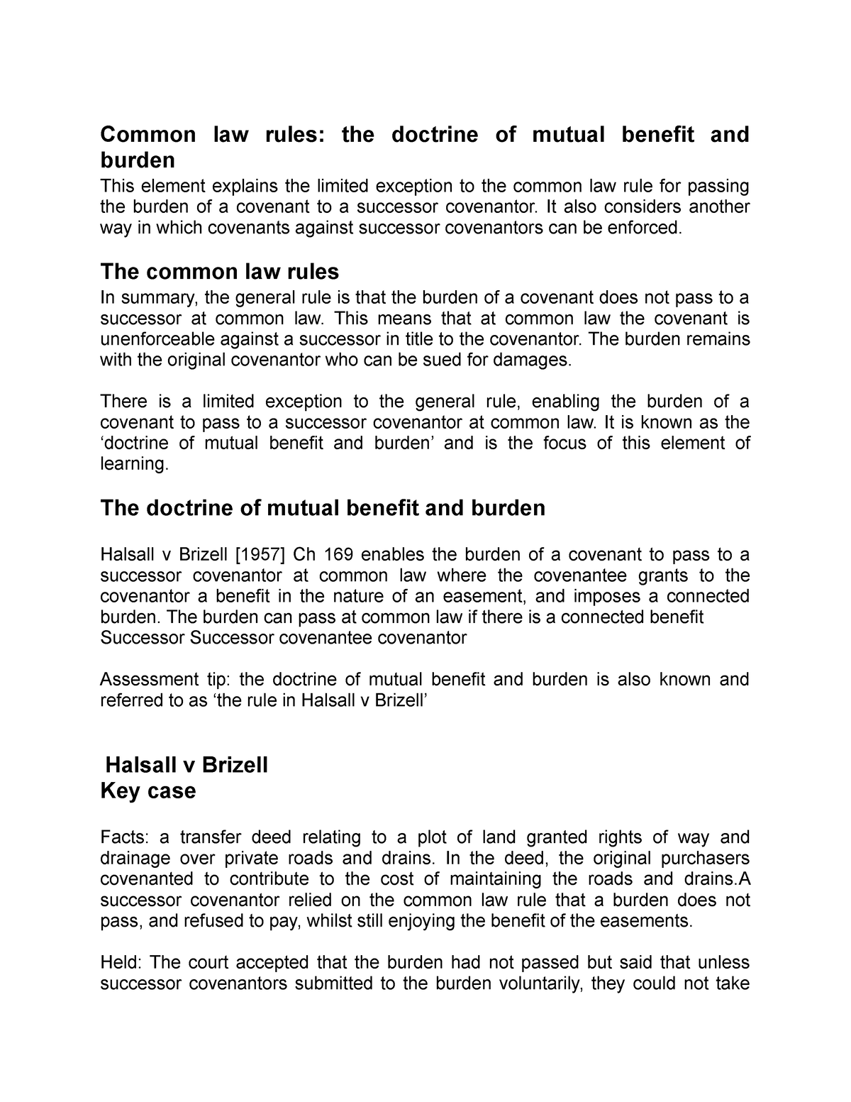 common-law-rules-the-doctrine-of-mutual-benefit-and-burden-common