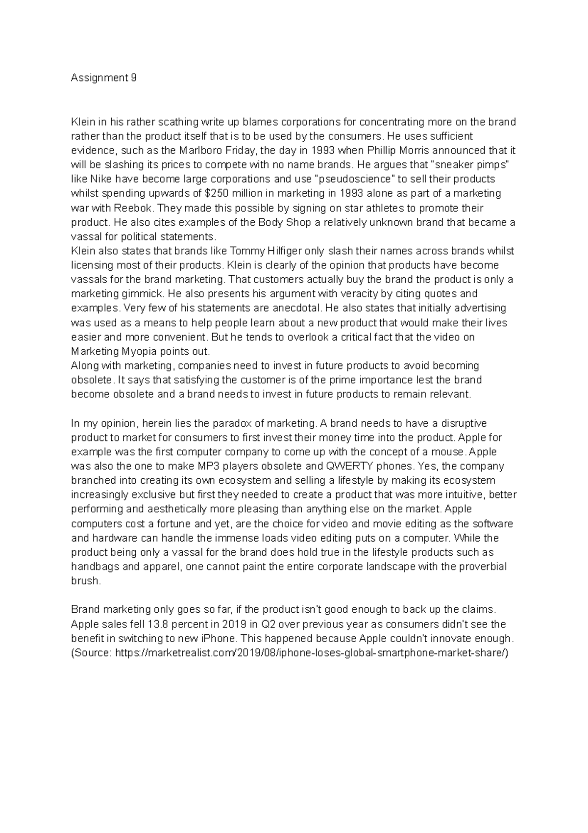 Based on the week’s readings and videos, write a persuasive essay