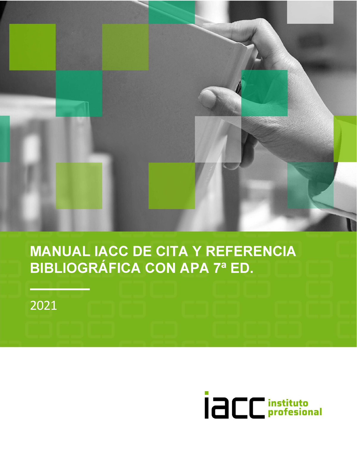 Manual-APA-IACC - Trabajo Para Estudiar - MANUAL IACC DE CITA Y ...