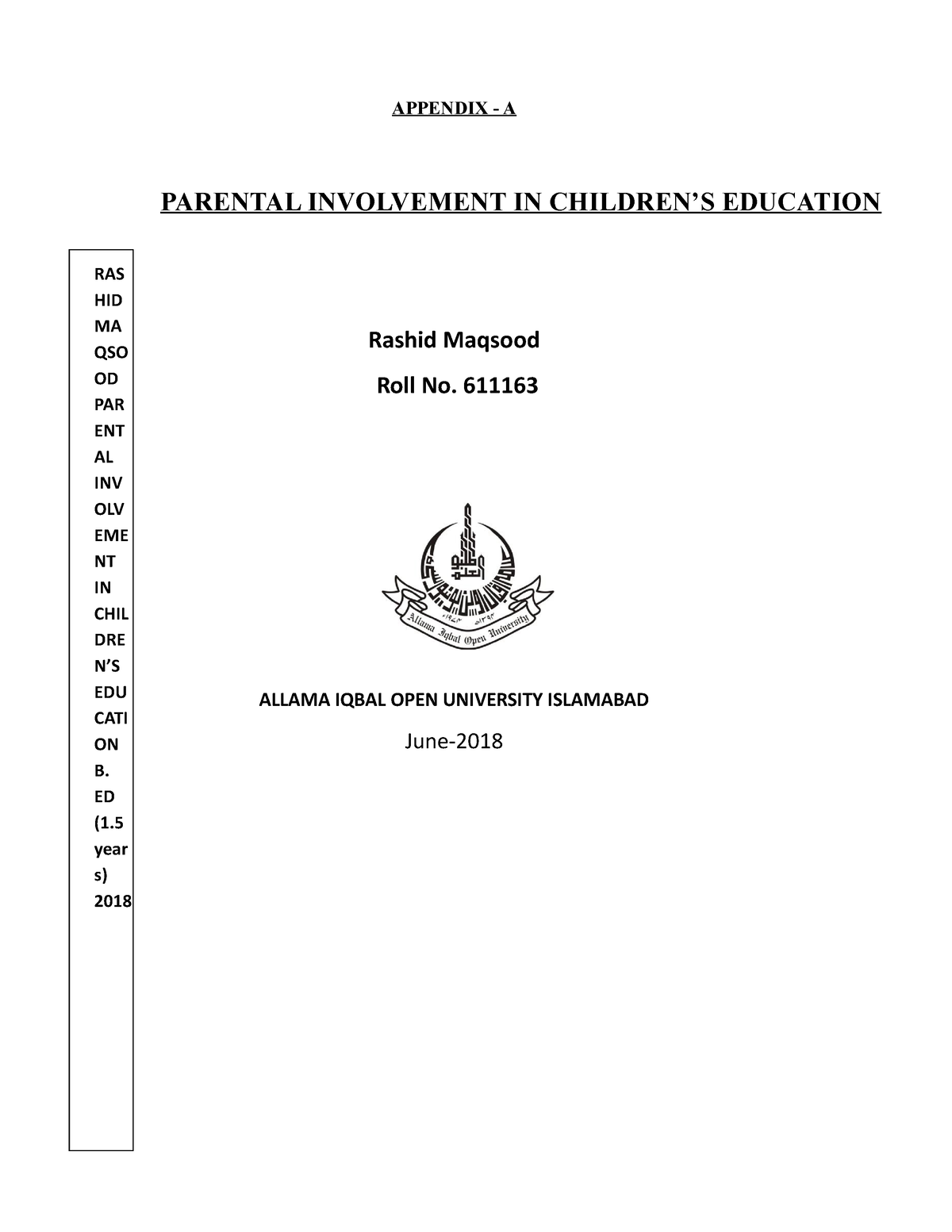 thesis about parental involvement in the philippines pdf