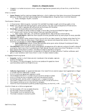 Chapter 12 - Lecture notes 12 - Chapter 12 – Perfect Competition What ...