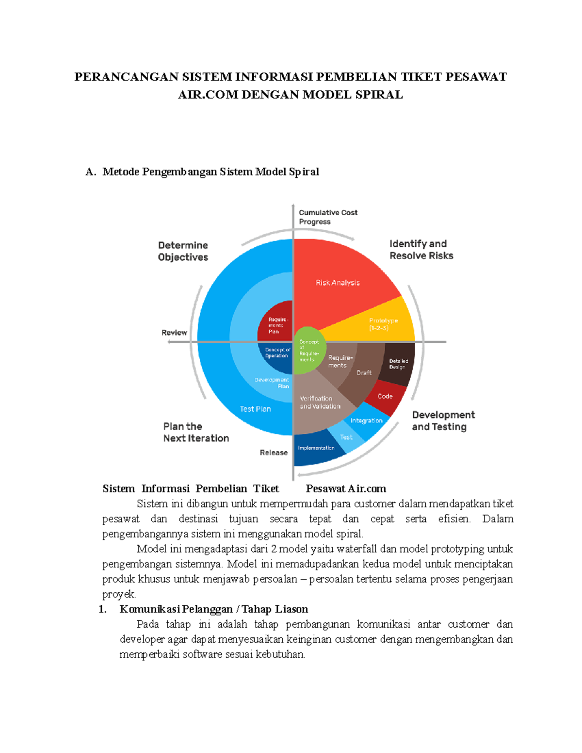 Tugas Pertemuan 2 Model Spiral - PERANCANGAN SISTEM INFORMASI PEMBELIAN ...