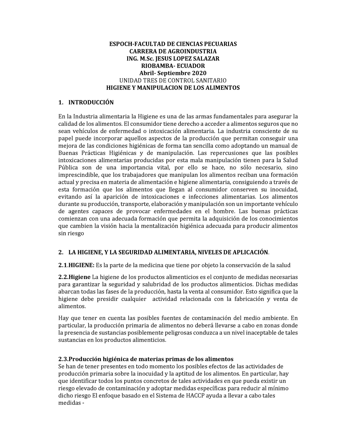 Texto Unidad III -CS-AGII- Junio - ESPOCH-FACULTAD DE CIENCIAS ...