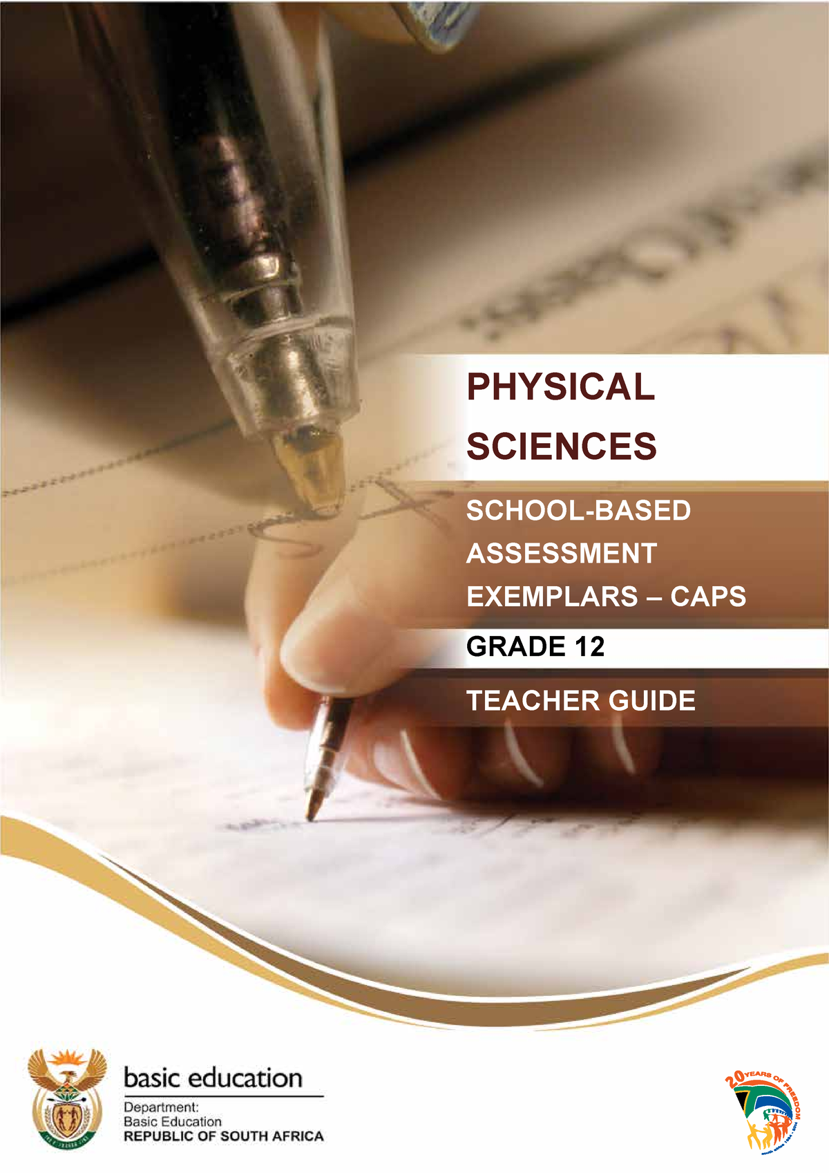 Physical Science Teacher Guide 1 - PHYSICAL SCIENCES SCHOOL-BASED ...