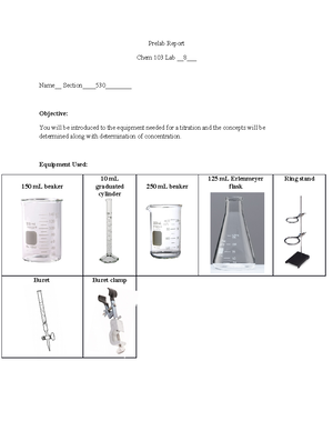 FA24College Chemistry ILab CHEM 1111550 College Chemistry ILab CHEM 11 ...