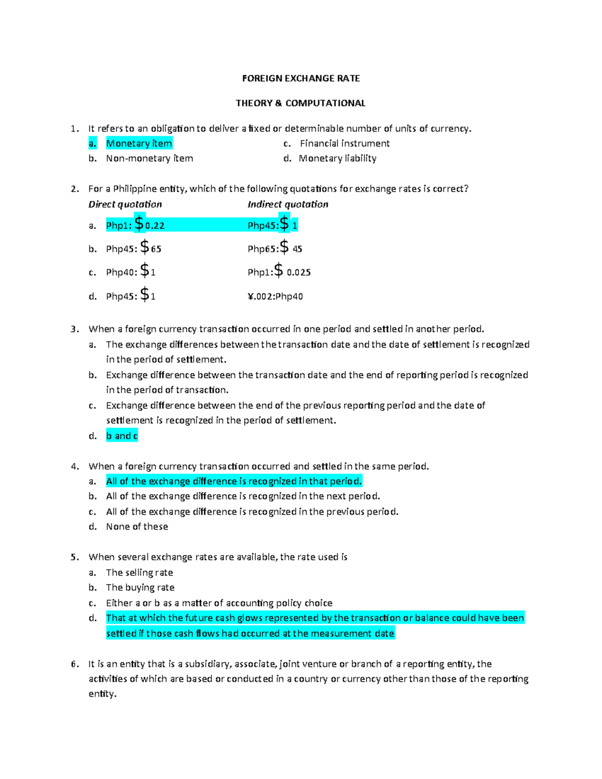Toaz ACCOUNTING FOR BUSINESS COMBINATION EXAMINATION FINAL GRADING