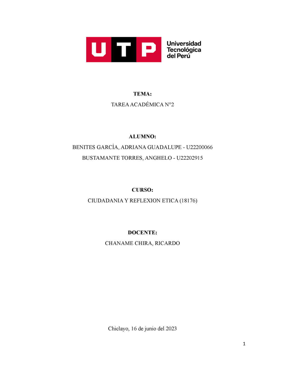 S12 Tarea Académica N°2 - Comprensión Y Redacción De Textos II - UTP ...