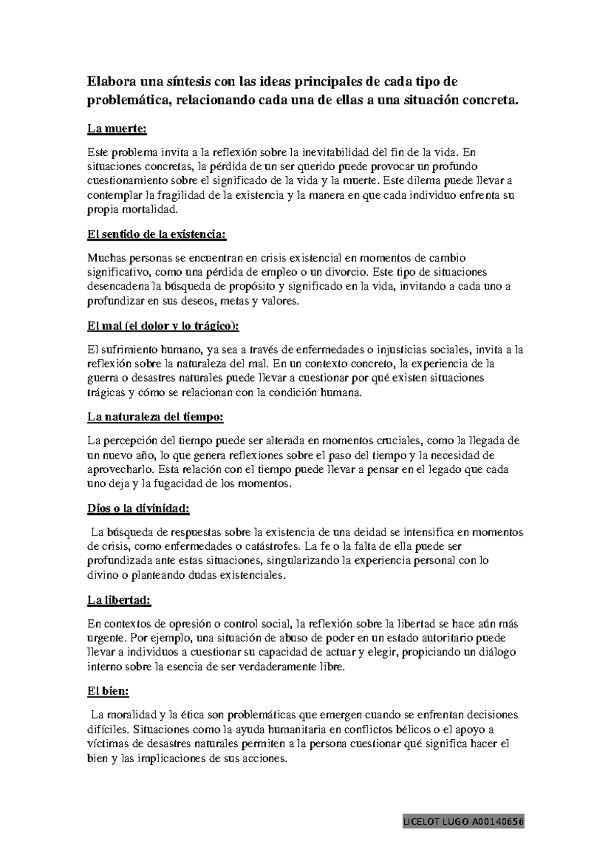 Unidad 2 Actividad 1 Entregable Tipo De Problemática Licelot Lugo Licelot Lugo A Elabora Una 6607