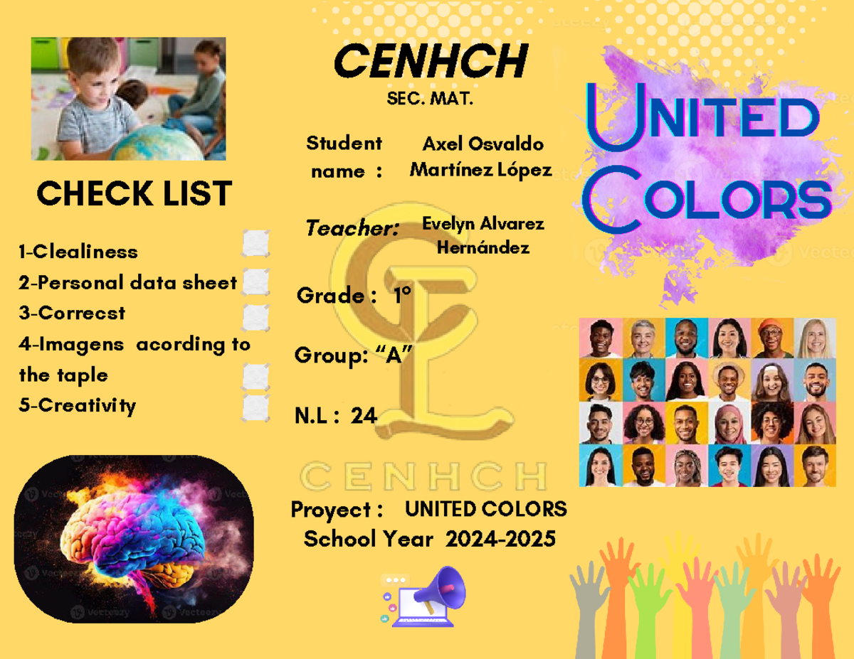 Triptico 2 - Educación Inclusiva - Inglés I - CENHCH SEC. MAT. CHECK ...