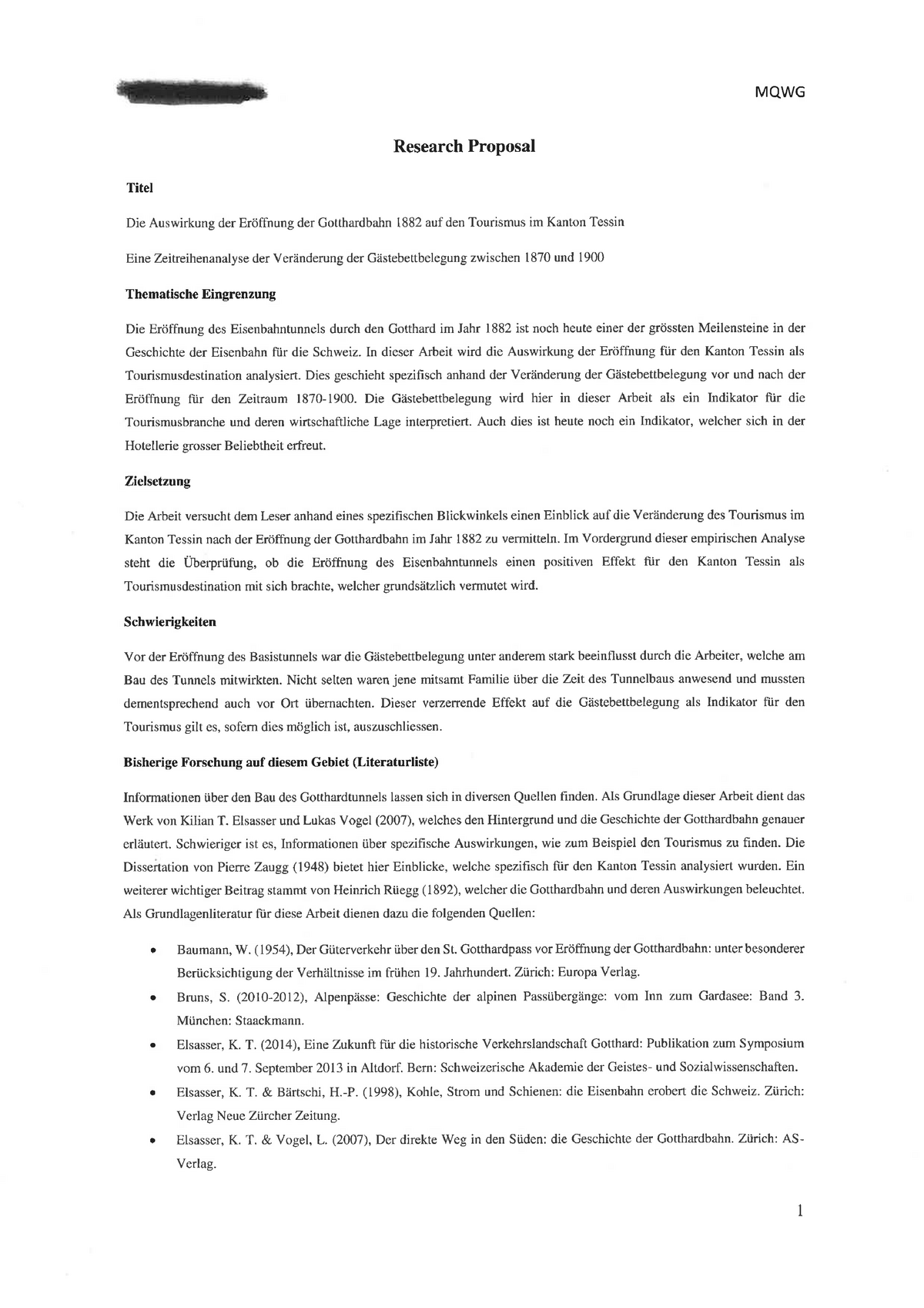 research proposal wu beispiel