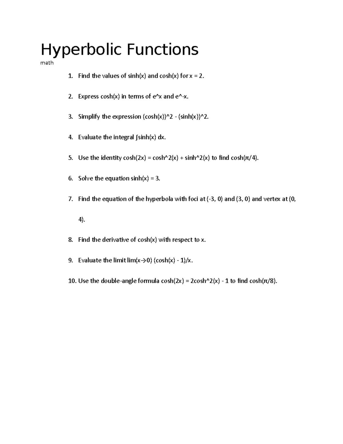 hyperbolic-functions-calculus-self-made-worksheet-hyperbolic