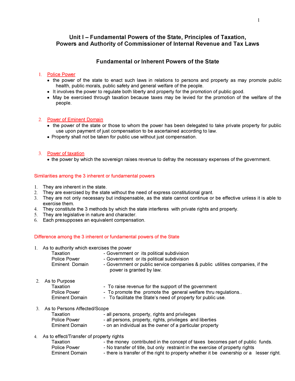 unit-i-principles-unit-i-fundamental-powers-of-the-state