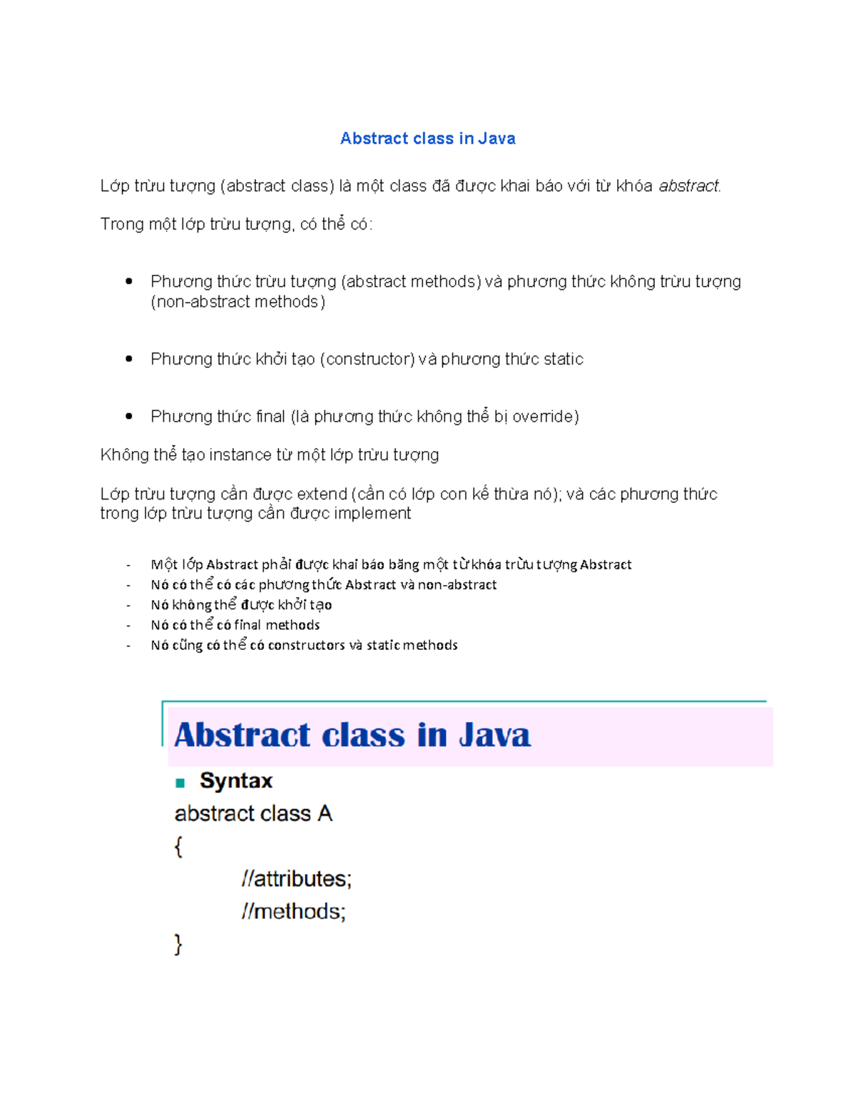 Abstract class in Java - qqqqqqqqqqqqqqqqqqqqqqqqqqqqq - Abstract class ...