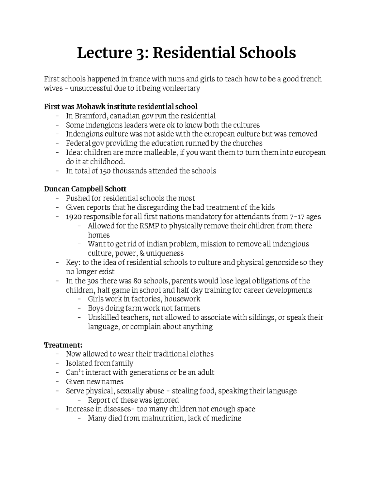 residential schools assignment pdf