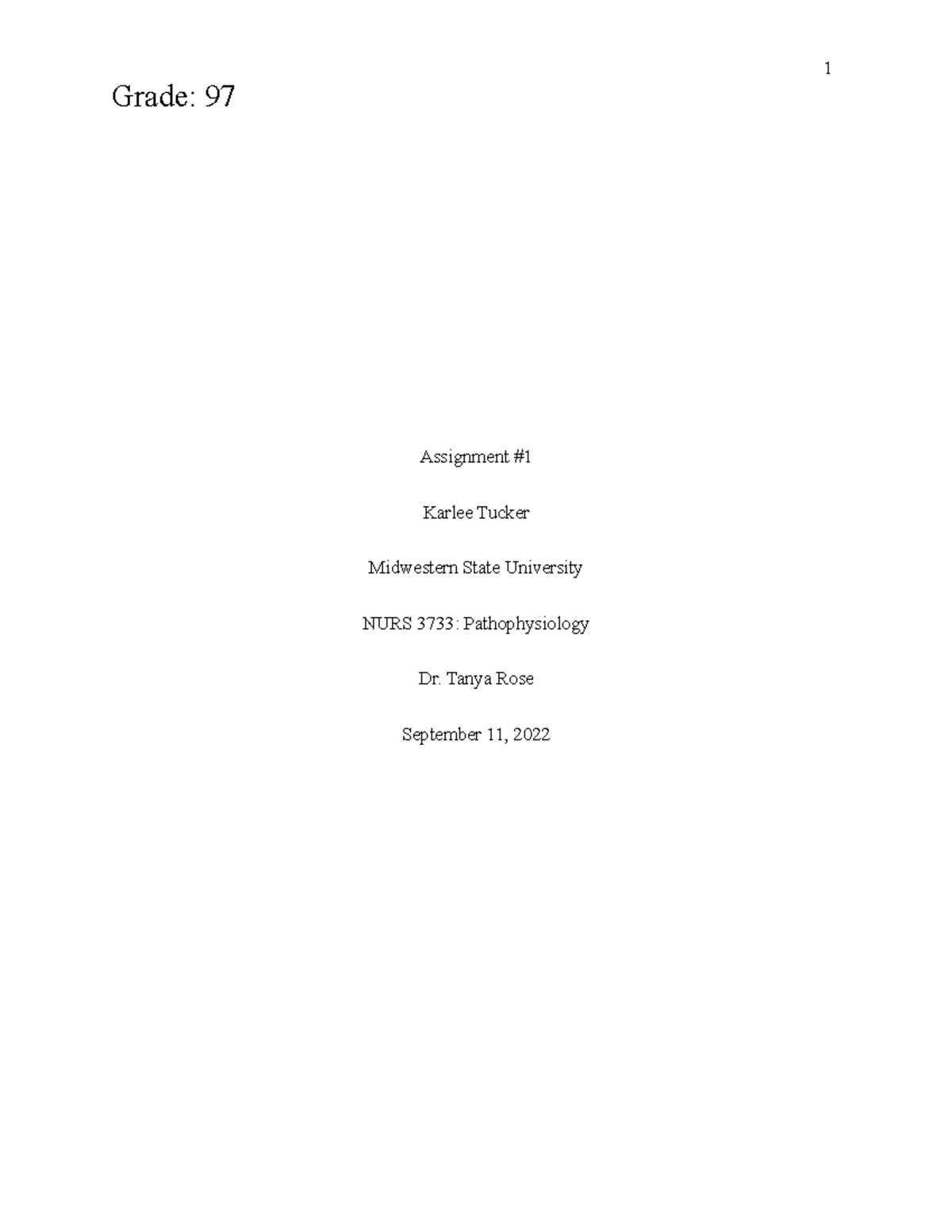 Assignment 1 MSU - Fetal alcohol syndrome, hep C, and seasonal ...