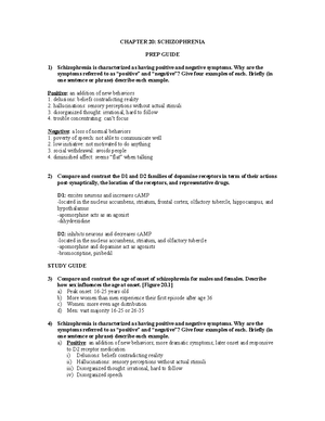 Drugs, Brain And Behavior Ch. 8 Study Guide - CHAPTER 8 GLUTAMATE ...