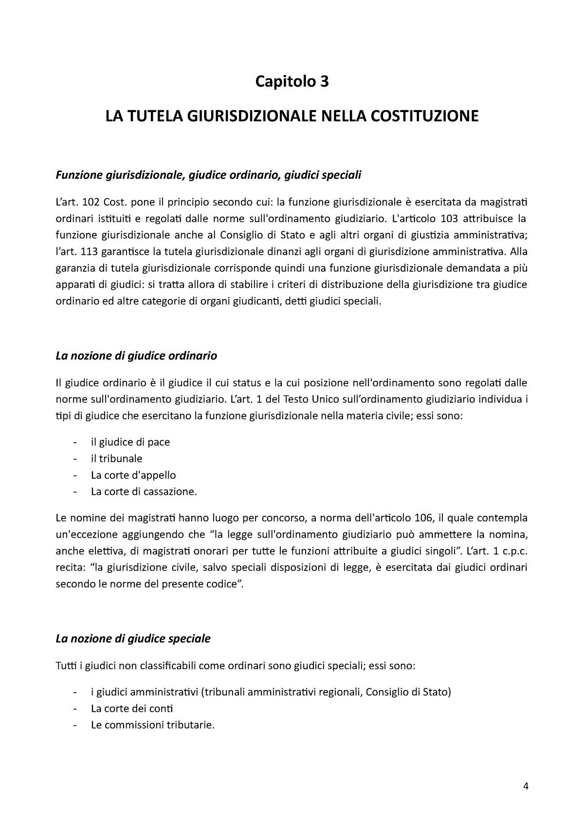 03 La Tutela Giurisdizionale Nella Costituzione Capitolo 3 La Tutela Giurisdizionale Nella 6721