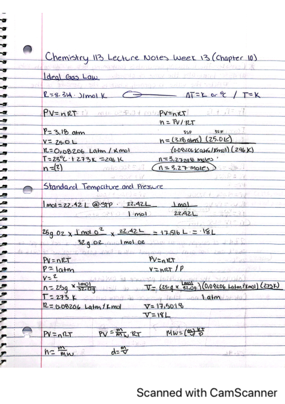 Chemistry 113 week13 notes - CHM-113 - Studocu