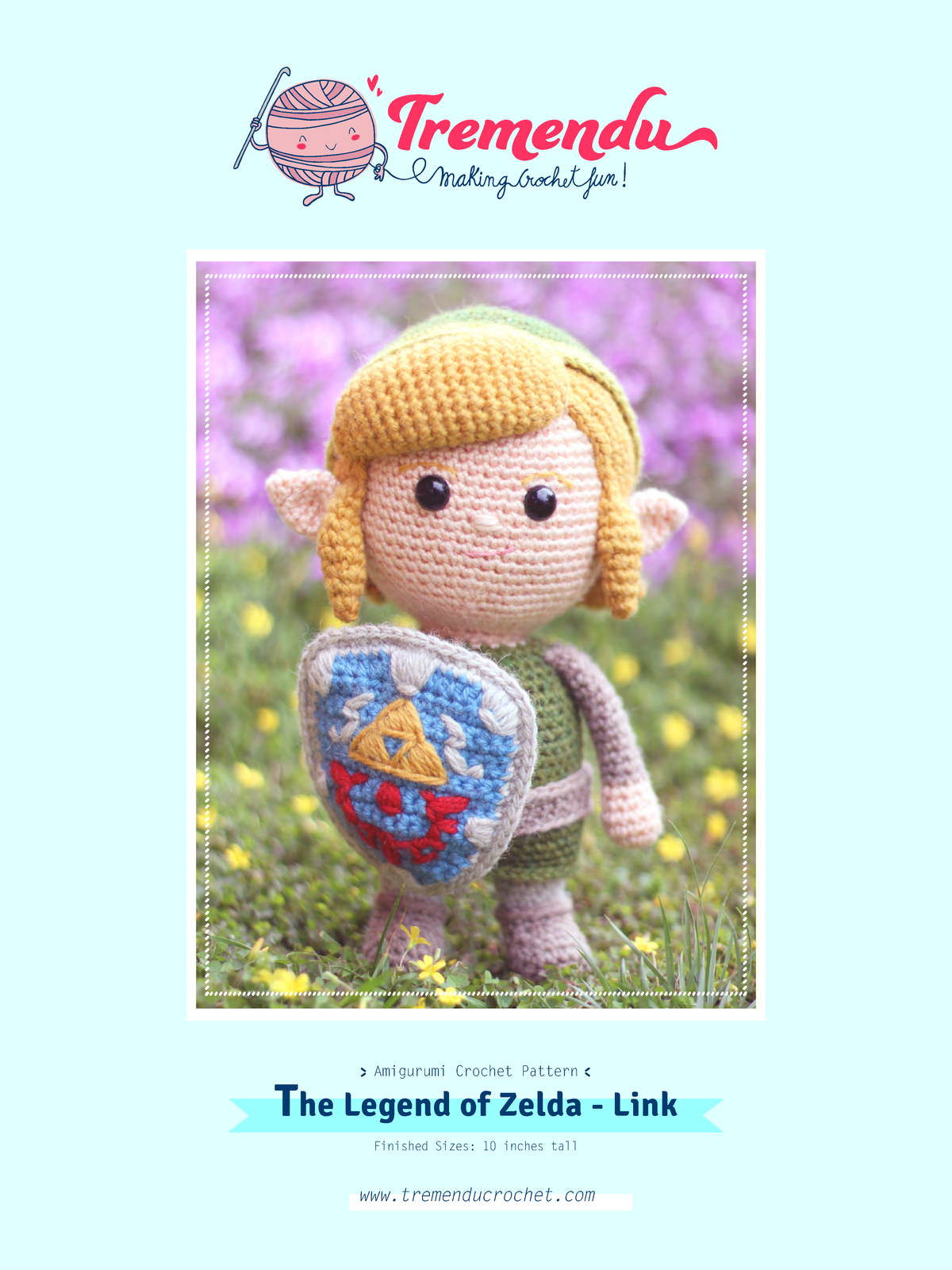 Tremendu-The Legendof Zelda-Link - Amigurumi Crochet Pattern The Legend ...