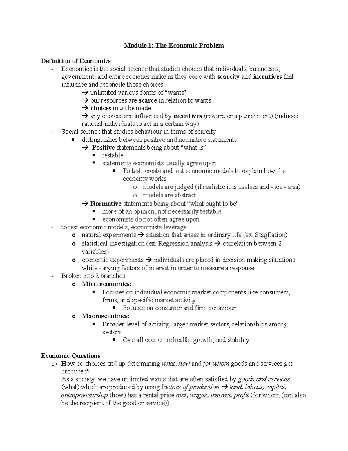 module-1-autosaved-lecture-notes-1-module-1-the-economic-problem