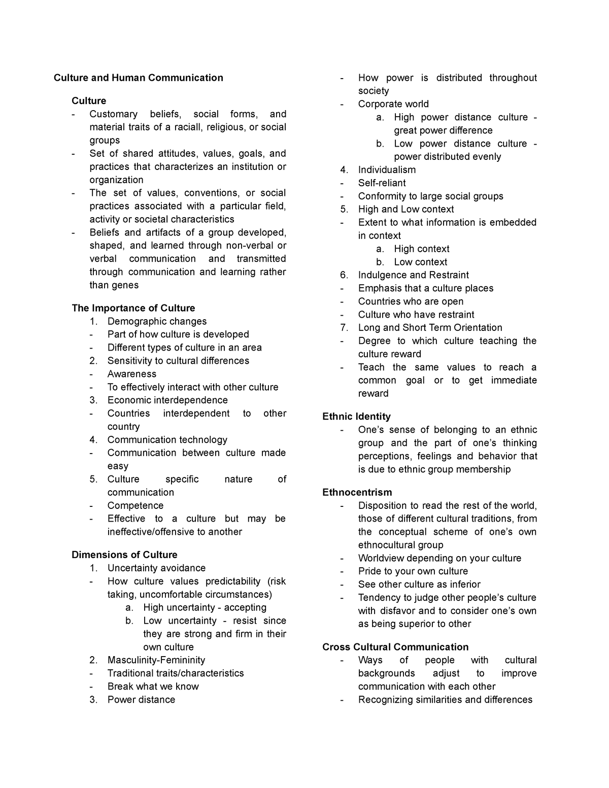 Purcomm-1 - ... - Culture and Human Communication Culture Customary ...