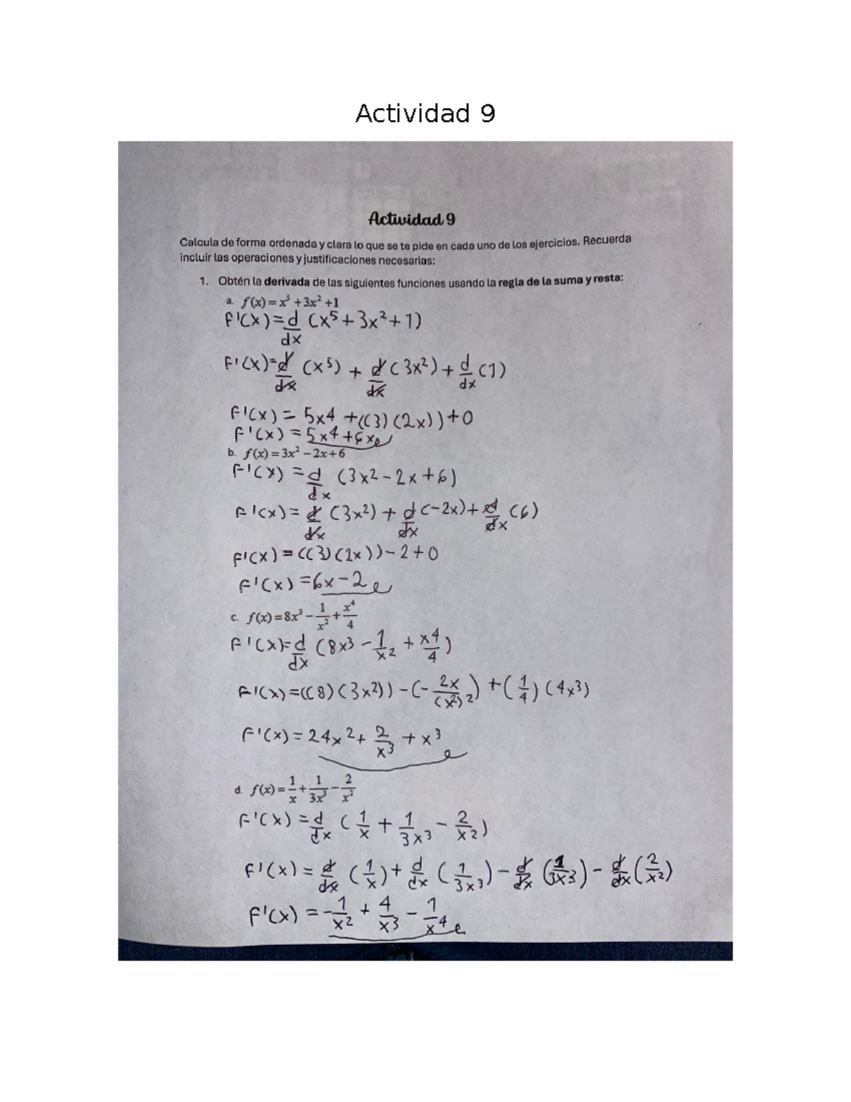 Actividda Calculo Pues Una Activudad No Me Acuerdo Cuanti Saque Aclvi Actividad Calcula