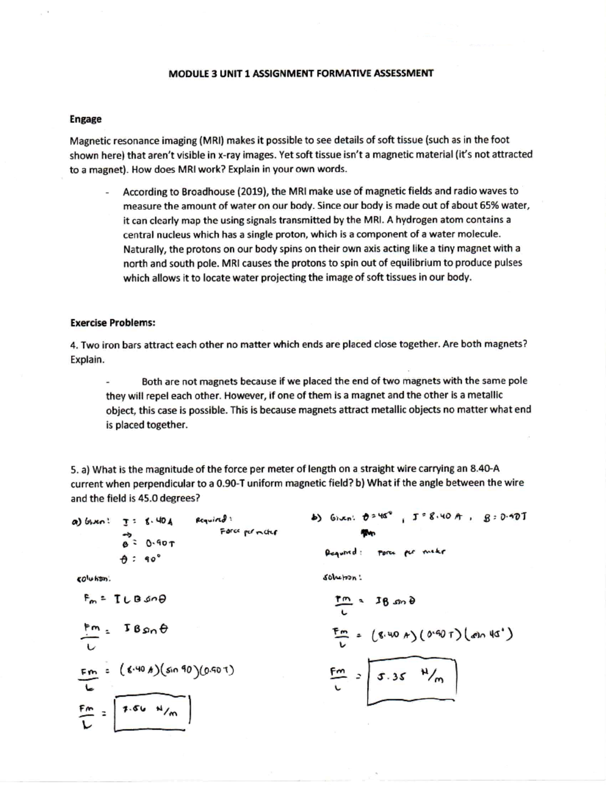 Physics-2-LEC Module-3-Unit-1-Formative-Assessment - Physics For ...