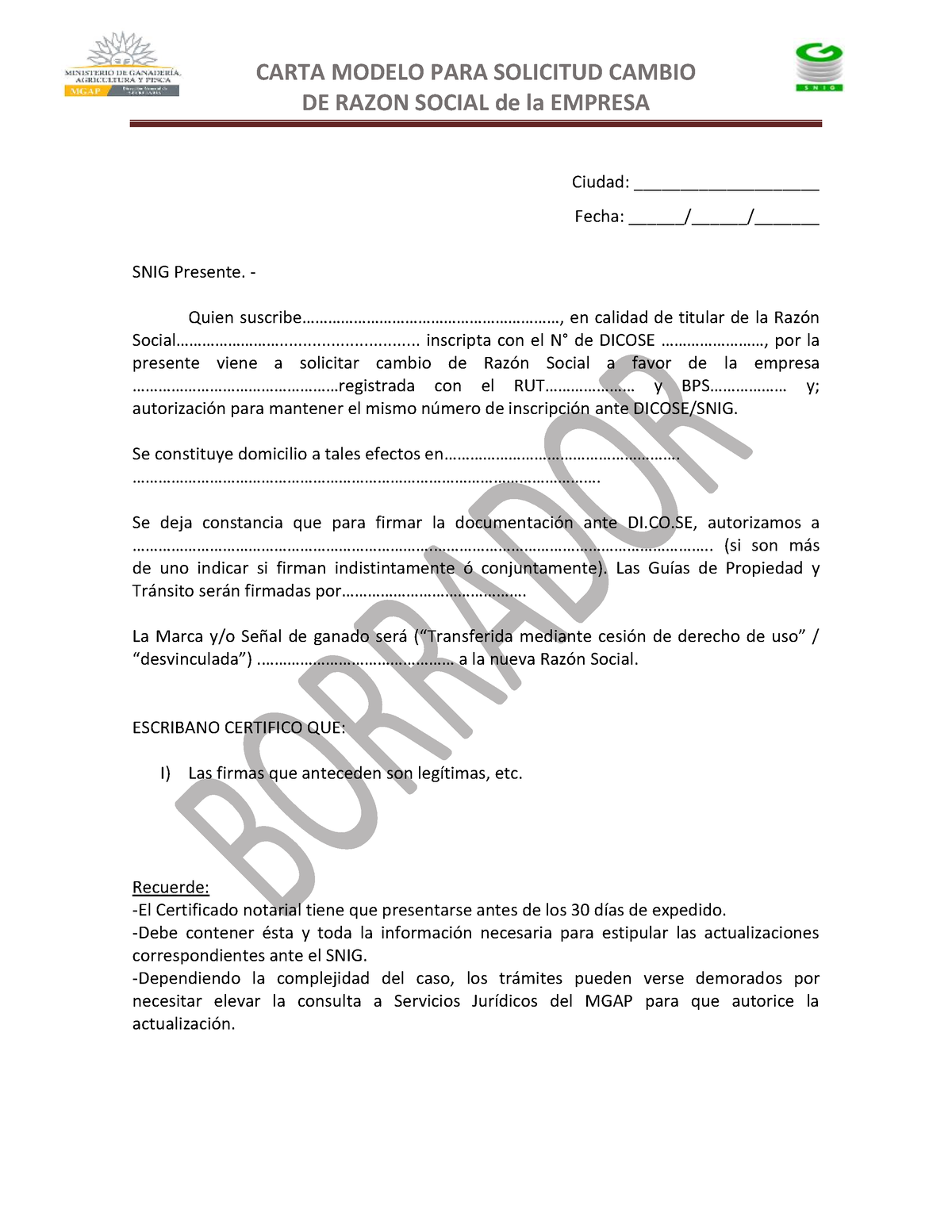 582413951 Carta 20rs20la20empresa Carta Modelo Para Solicitud Cambio De Razon Social De La 