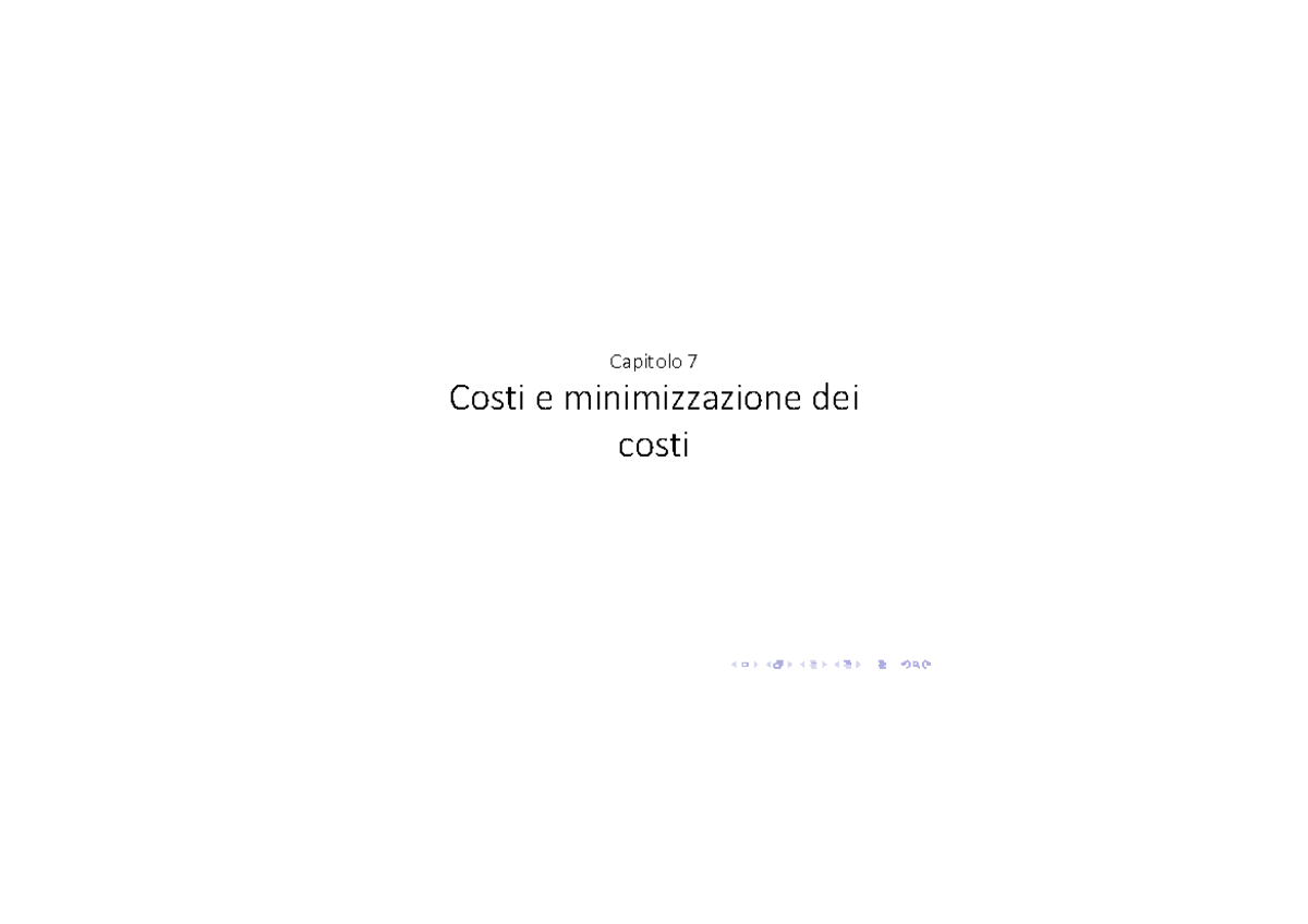 7 micro ferrante - Capitolo 7 Costi e minimizzazione dei costi ...