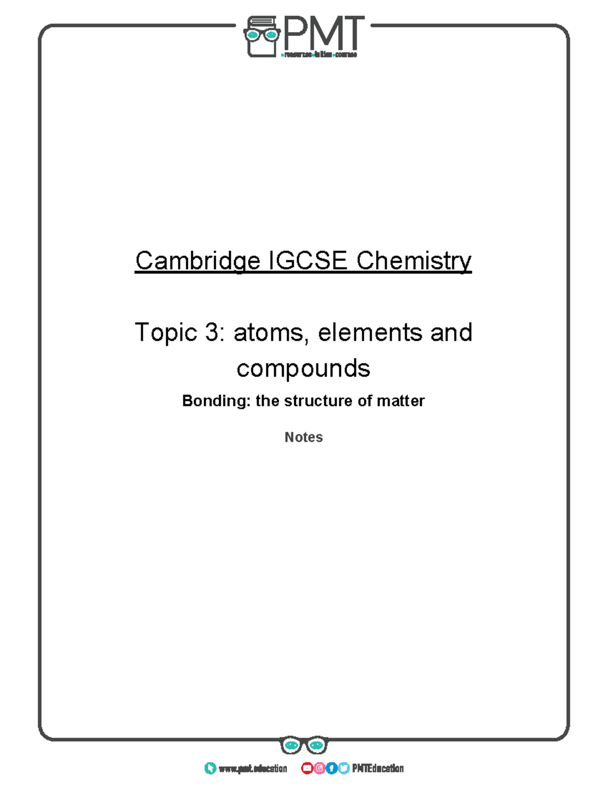 3.2.1. Bonding - The Structure Of Matter - Cambridge IGCSE Chemistry ...