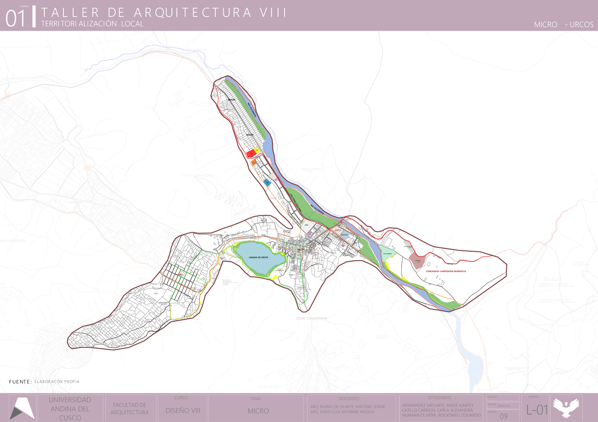 MAPA Micro - Desarrollo por ámbito específico - RIO VILCANOTA ERIAZO ...
