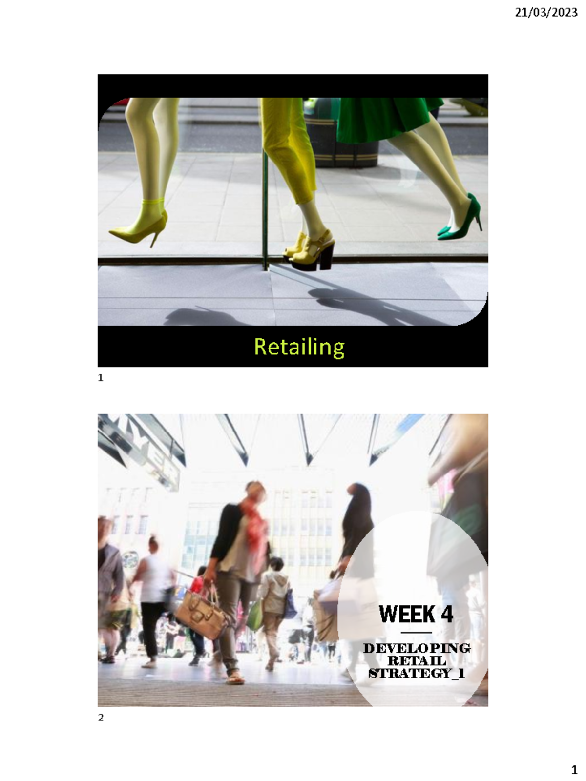 2023 Week 4 Topic 1 Intro To Retail Strategy Retailing Week 4 2023 Week 4 Topic 1 Intro To Retail Strategy Retailing Week 4