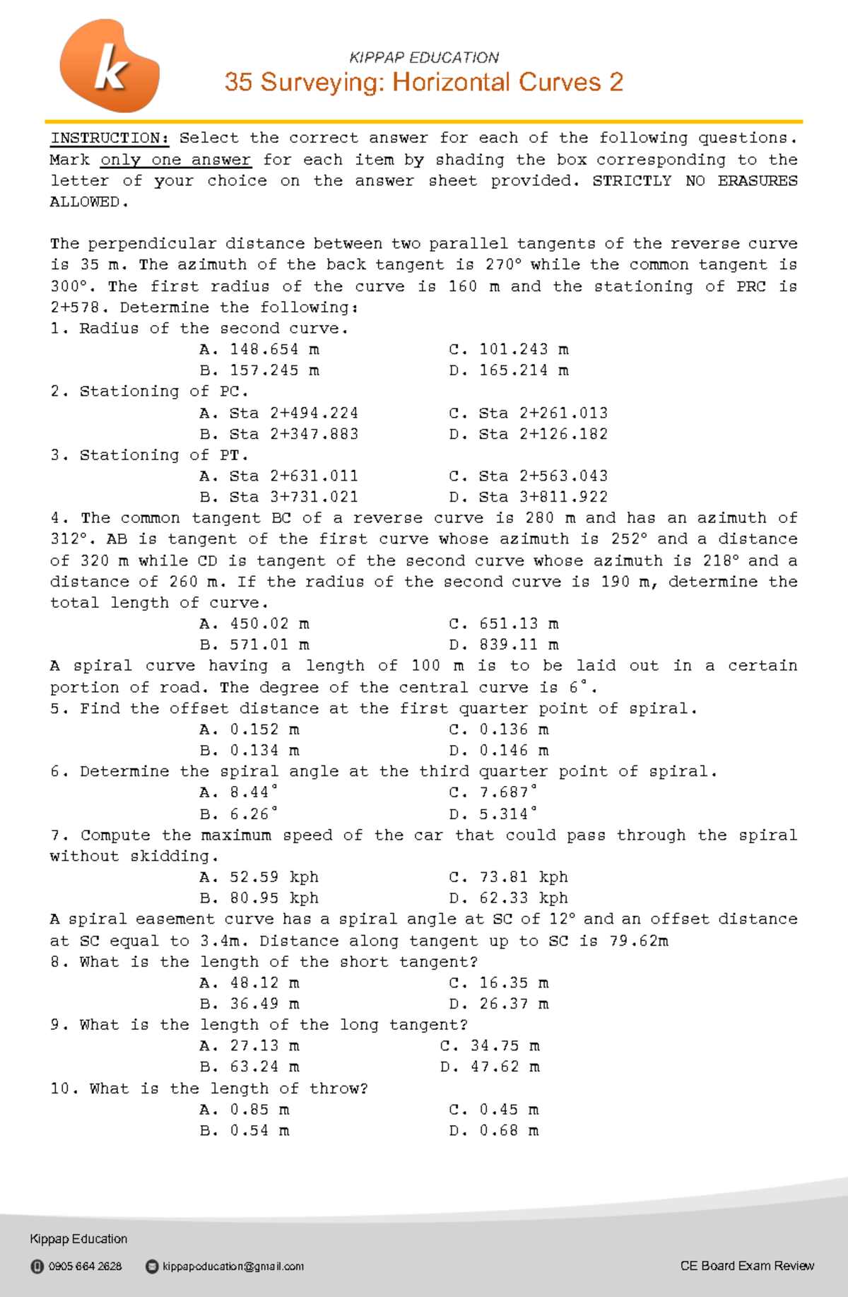 KippapHandoutMSTE (35 Surveying Horizontal Curves 2) KIPPAP