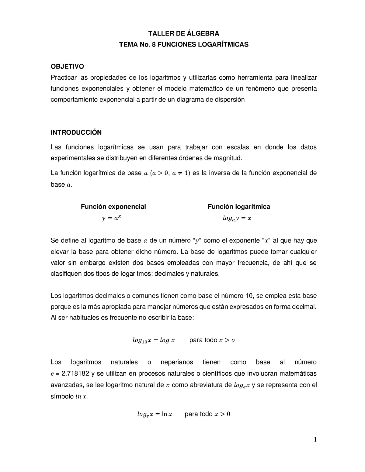 tema-8-funciones-logaritmicas-ad2022-taller-de-lgebra-tema-no-8