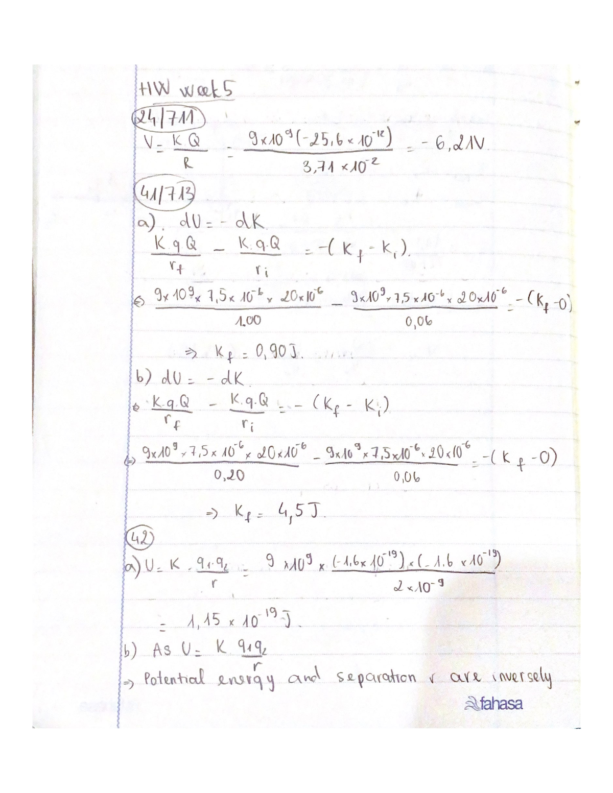 physics homework #5 graphical analysis