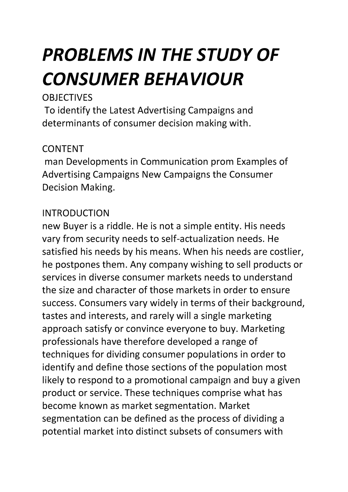 phd thesis on consumer behaviour